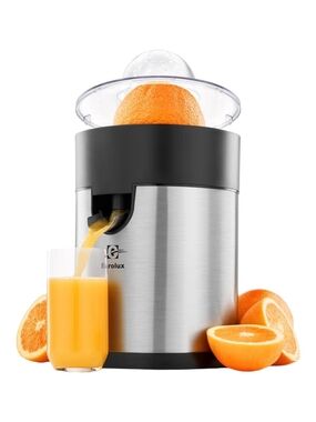 Eurolux Electric Citrus Juicer - Black & Silver - Model ELCJ-2300